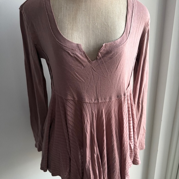 Free People Top in Antique Oak Size Large - Picture 1 of 7